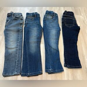 Cat & Jack Kids 4T Skinny Super Stretch Denim Jeans Blue Toddler